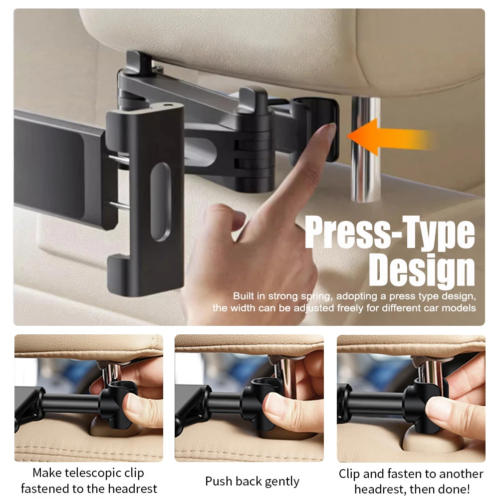 Tablet Car Mount - 접이식 자동차 휴대폰 홀더 어린이용 뒷좌석