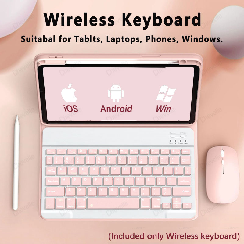 Tablet Accessories Keyboard - 안드로이드 iOS 태블릿 용 무선 블루투스