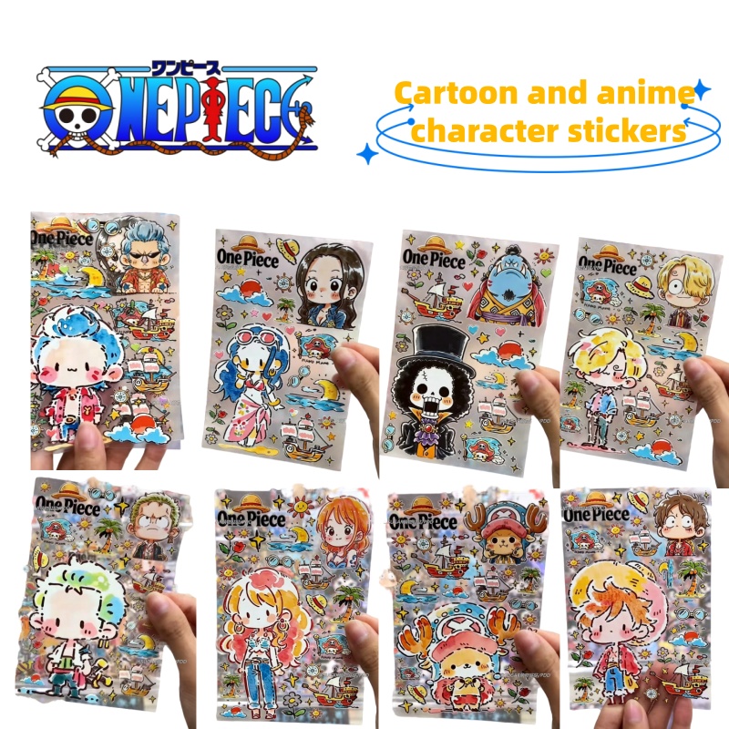 Tablet Accessories Set - 원피스 치비 애니메이션 캐릭터 귀여운 만화