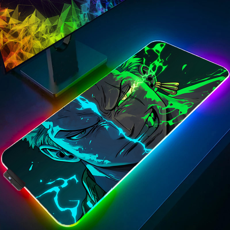 Tablet Accessories Keyboard - 원피스 조로 마우스 패드 RGB 게임
