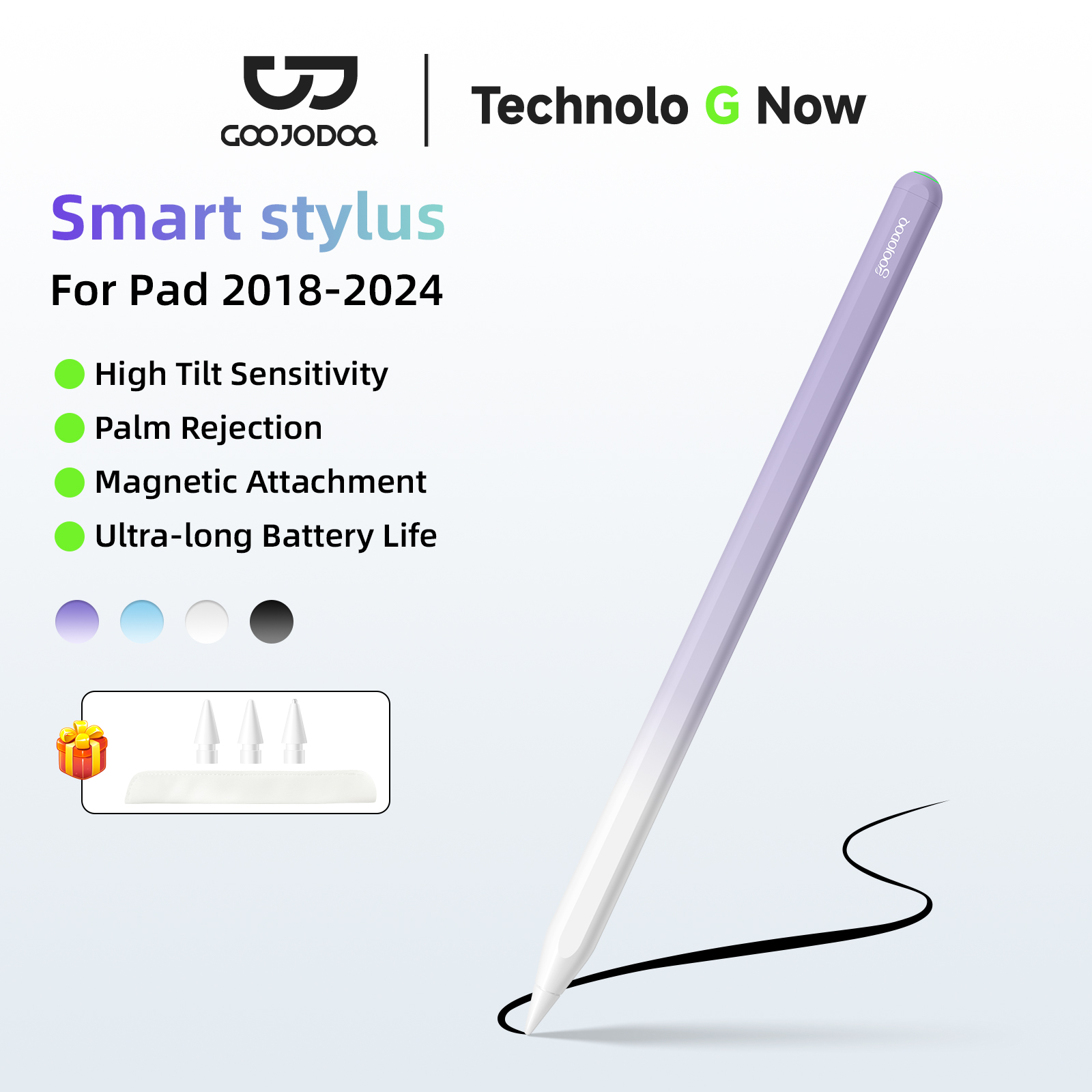 Bluetooth Trackpad - GOOJODOQ for Apple Pencil 2 for