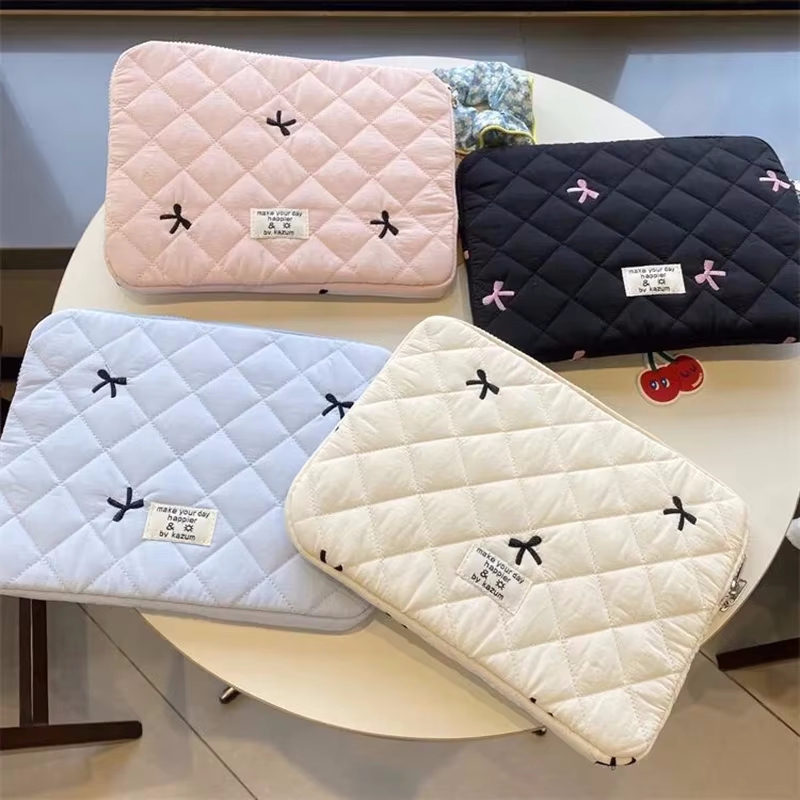 Tablet And Accessories Bag - 귀여운 활 그래픽 노트북 가방 태블릿