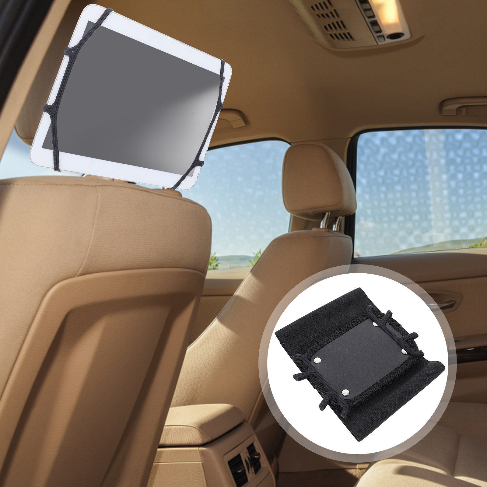 Tablet Car Mount - 차량용 헤드레스트 태블릿 거치대, 7~10.5인치 태블릿에