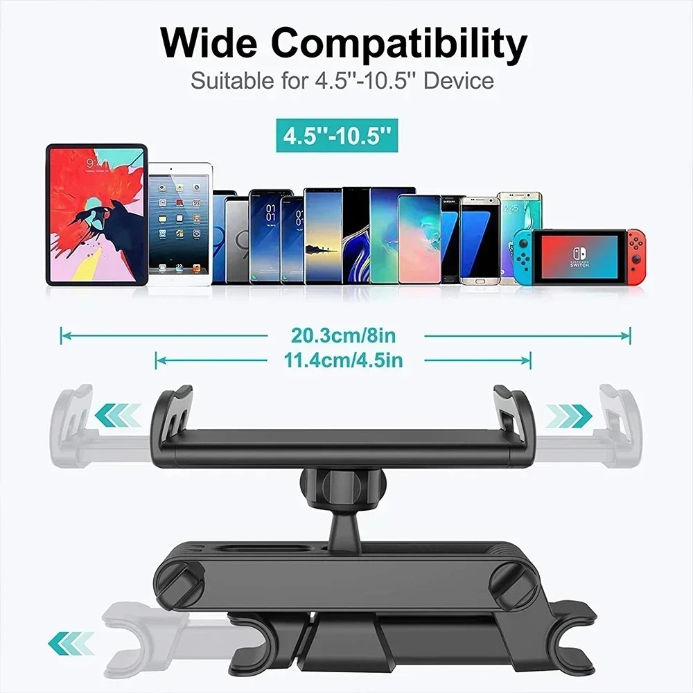 범용 자동차 뒷좌석 머리 받침 마운트 홀더 iPad A - Tablet Car Mount 리뷰 및 가격