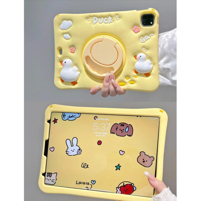 3D 만화 귀여운 어린이용 케이스 삼성 태도 T290  - Samsung Tablet S11 Accessories 리뷰 및 가격