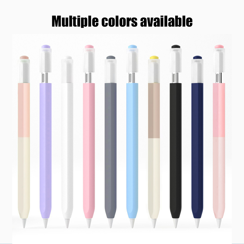 애플 펜슬 3용 컬러 스플라이싱 실리콘 펜 케이스 US - Tablet Stylus Accessories 리뷰 및 가격