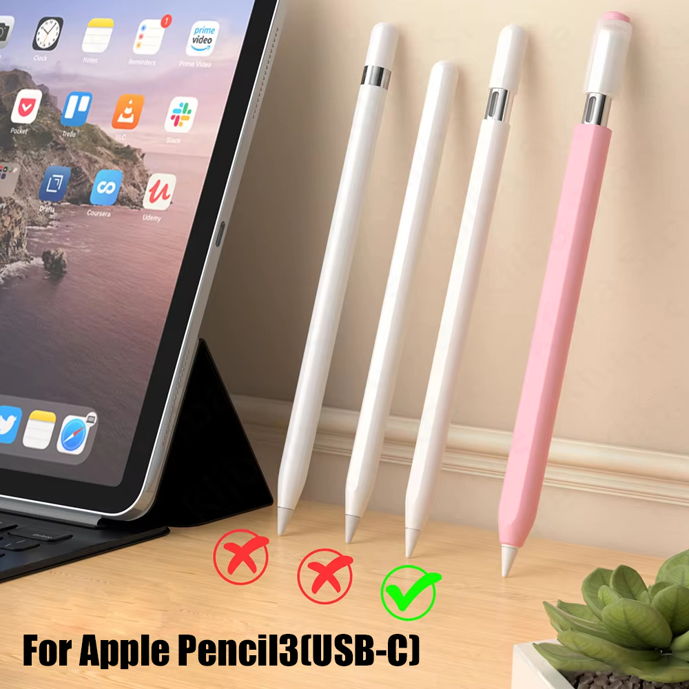 애플 펜슬 3용 컬러 스플라이싱 실리콘 펜 케이스 US - Tablet Stylus Accessories 리뷰 및 가격