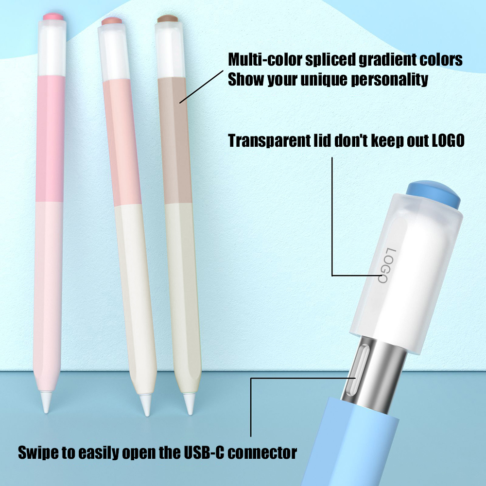 애플 펜슬 3용 컬러 스플라이싱 실리콘 펜 케이스 US - Tablet Stylus Accessories 리뷰 및 가격