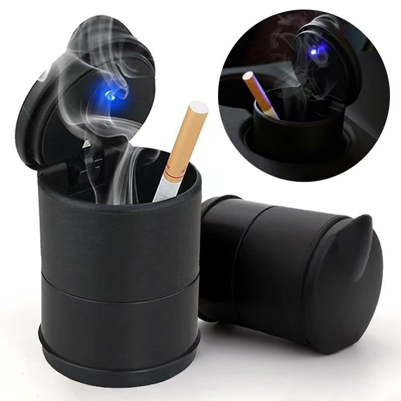 휴대용 자동차 LED 재떨이 범용 자동차 재떨이 담배  - Tablet Accessories For Car 리뷰 및 가격