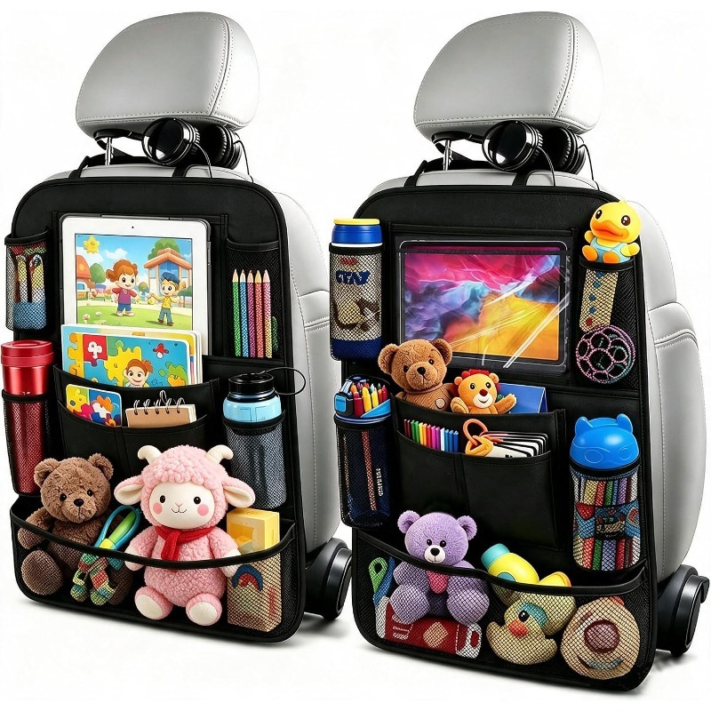 터치스크린 태블릿 홀더와 수납 포켓이 있는 자동차 뒷좌 - Tablet And Accessories Bag 리뷰 및 가격