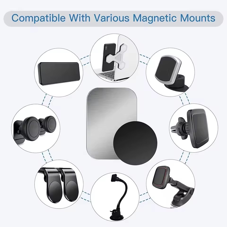 자동차 휴대폰 거치대용 얇은 자석 금속판, 범용 철판  - Trimble Tablet Accessories 리뷰 및 가격