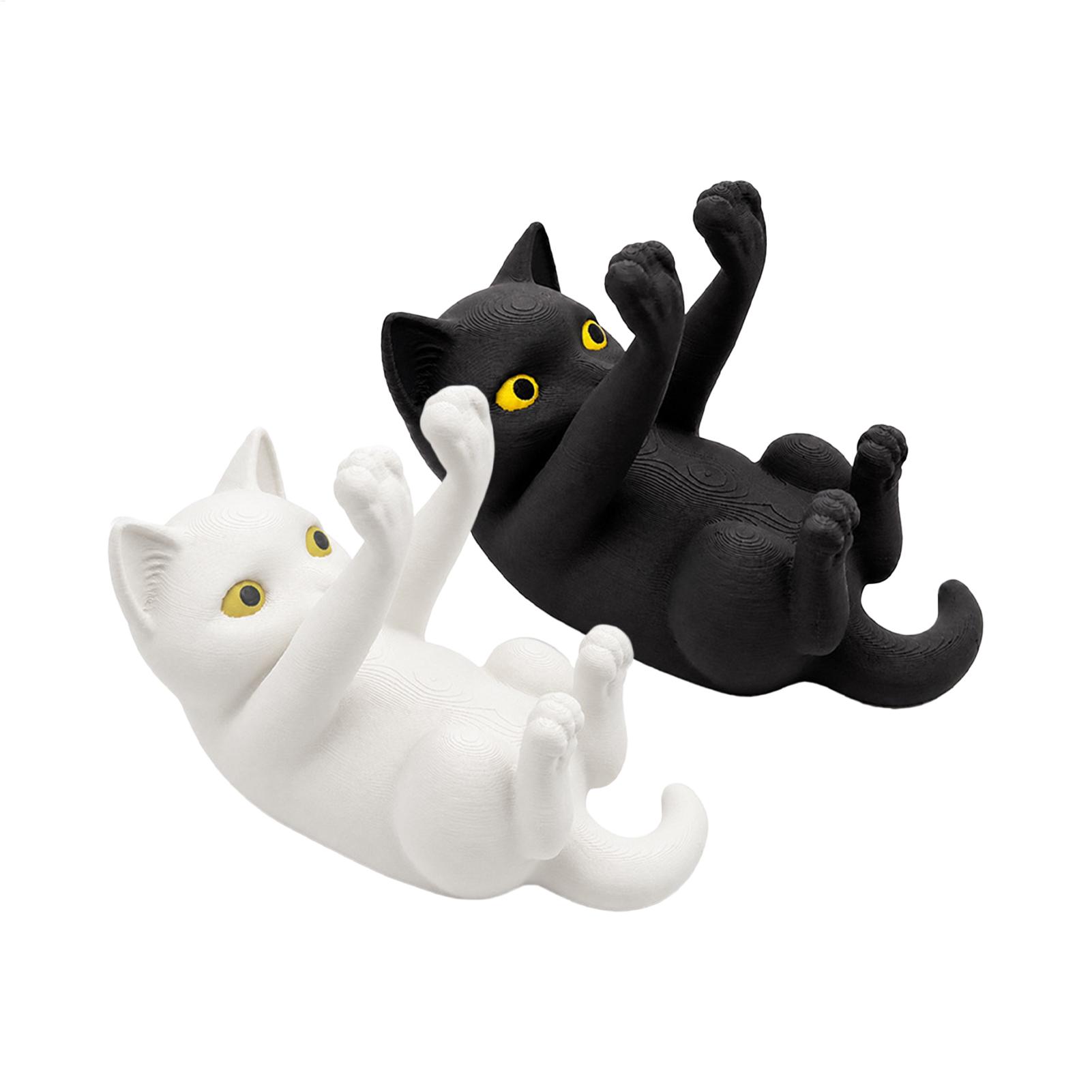 고양이 모양의 3D 프린팅 휴대폰 거치대, 장식용으로  - Tablet Accessories 3D Print 리뷰 및 가격
