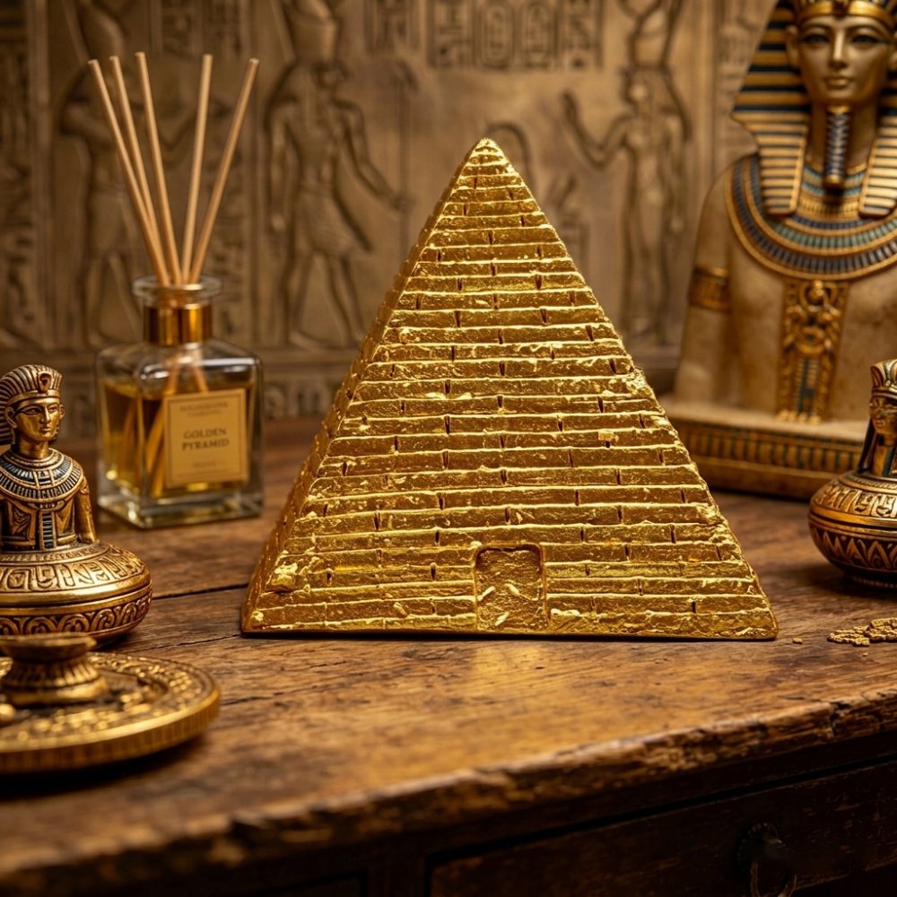 수제 레진 피라미드 장식품, 미니어처 홈 오너먼트, 창 - Office Table Accessories Unique 리뷰 및 가격