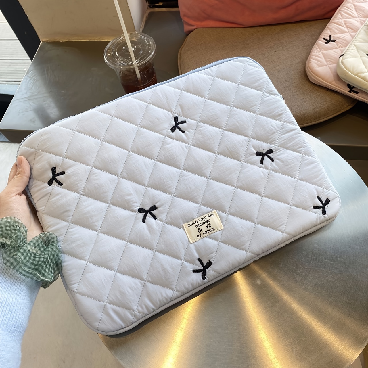 귀여운 활 그래픽 노트북 가방 태블릿 슬리브 케이스 1 - Tablet And Accessories Bag 리뷰 및 가격
