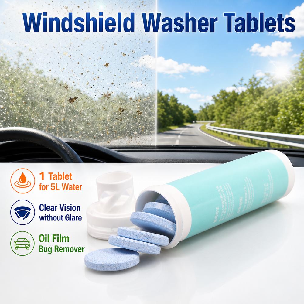 자동차 앞 유리 세정제 발포정, 벌레 흔적, 먼지, 기 - Tablet Accessories For Car 리뷰 및 가격
