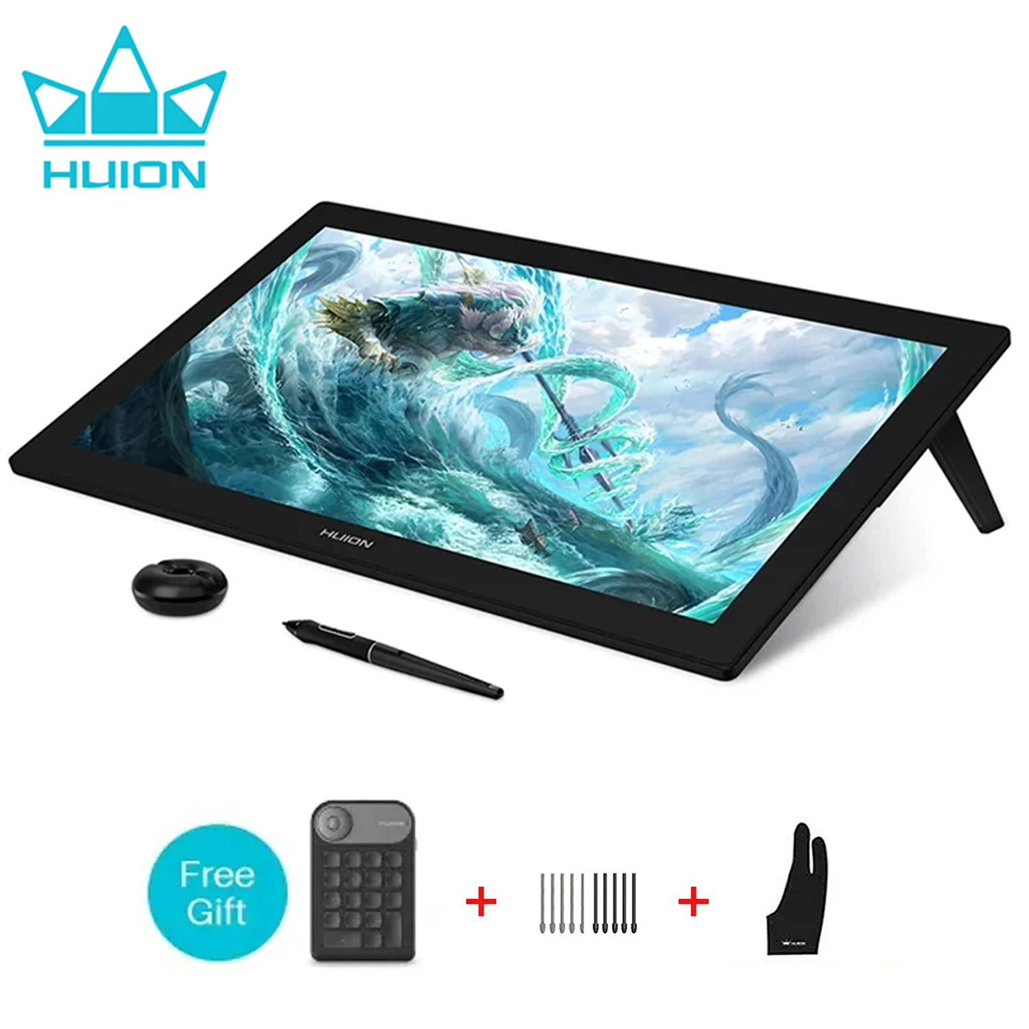 23.8 인치 Huion Kamvas Pro 24 4K - Huion Tablet Accessories 리뷰 및 가격