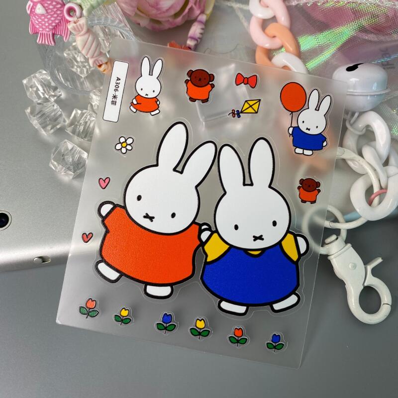 만화 미피 3D 스티커 귀여운 애니메이션 프린트 폰 케 - Tablet Accessories 3D Print 리뷰 및 가격