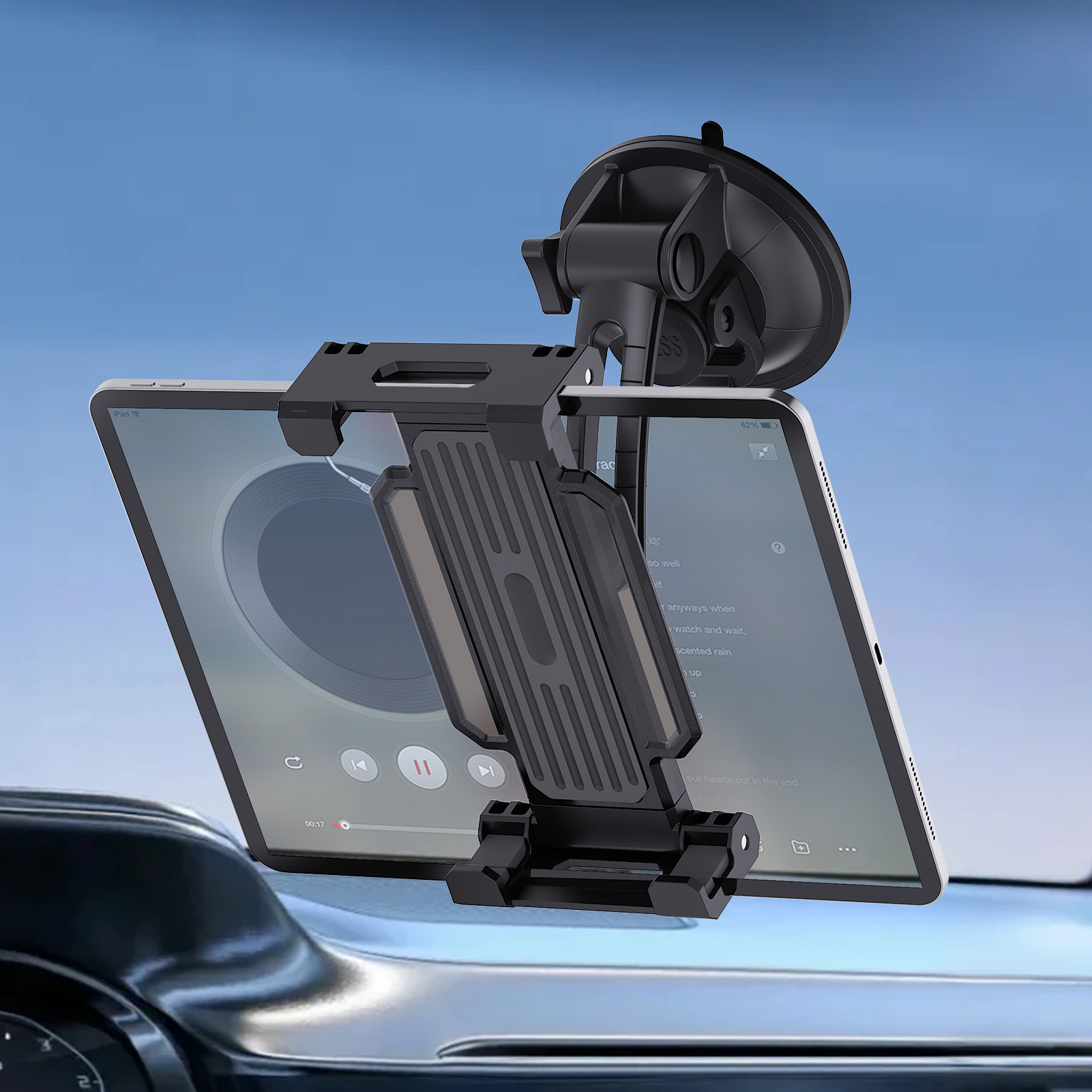 유니버설 자동차 대시보드 앞유리 마운트 태블릿 홀더 ( - Tablet Car Mount 리뷰 및 가격